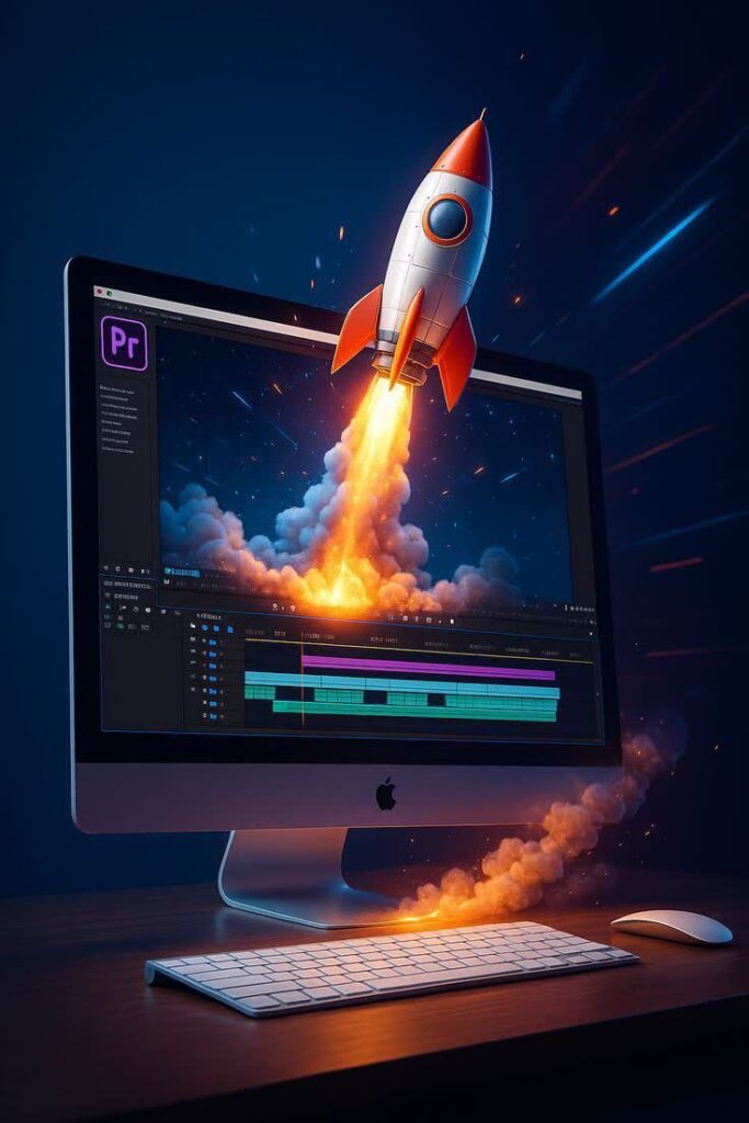 Creative designer working in digital marketing agency