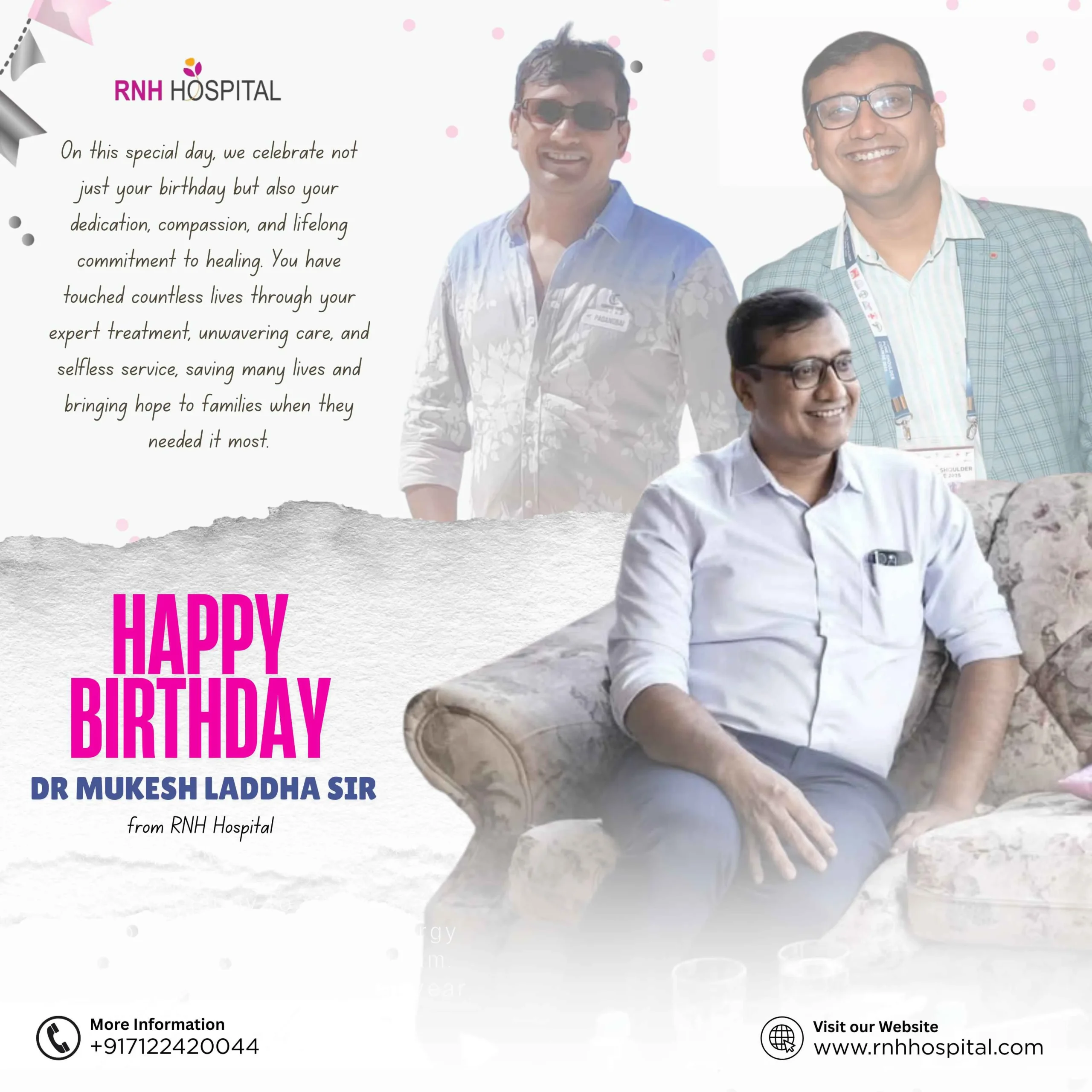 Social media birthday post design by AdSync Solutions